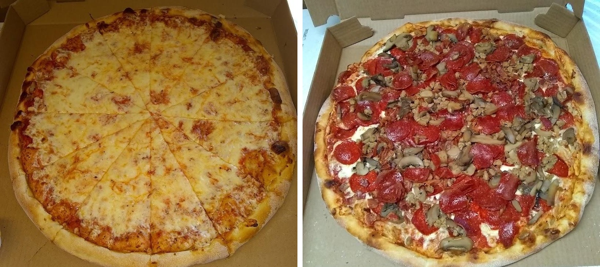 Vito's Pizza Menu